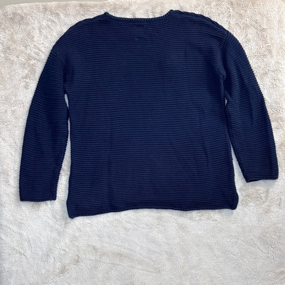 ZARA Knitwear Fancy Collection Navy Blue Sweater (Size 10Y / 140cm) - Picture 4 of 8